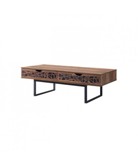 ANAELLE Table basse sérigraphiée - L 120 x P 59 x H 40 cm