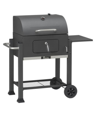 LANDMANN Barbecue a charbon - Acier émaillé - 42x56 cm