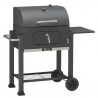 LANDMANN Barbecue a charbon - Acier émaillé - 42x56 cm