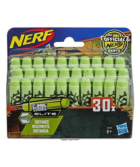 Nerf - Pack de 30 Flechettes Nerf Zombie Officielles