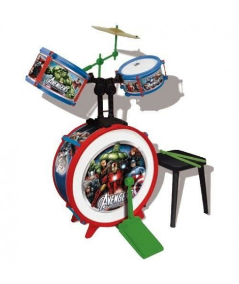 AVENGERS Batterie (Grosse caisse, deux tambours, bongo et cymbale)