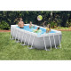 INTEX Kit piscine rectangulaire Prism Frame - 400 x 200 x 100 cm