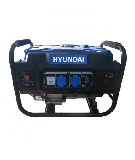 HYUNDAI - HG2201-A - Groupe électrogene Essence de chantier  2200 W - Systeme AVR
