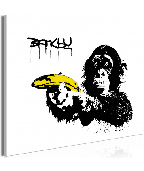 Tableau - Banksy: Monkey with Banana (1 Part) Wide