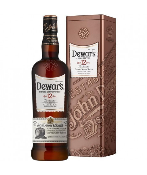 Dewar's 12 Ans Whisky Single Malt 70 cl - 40° + Tin Box