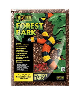 EXO TERRA Substrat naturel Forest Bark 8,8 L - Pour terrarium