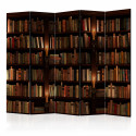 Paravent 5 volets - Bookshelves II [Room Dividers]