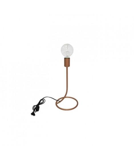 AGWO Lampe de table en métal - 20 x 20 x H.40 cm - Cuivre - E27 40W