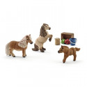 Schleich Figurine 41432 - Cheval - Famille de mini-shetlands