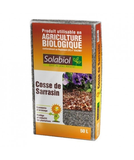 SOLABIOL - Cosse de Sarrasin - Sac 50 L - UAB