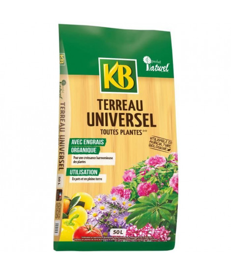 KB Terreau universel - Toutes plantes - 50 L