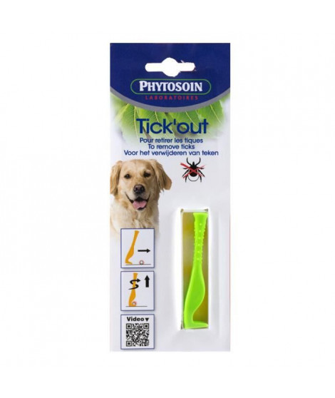 PHYTOSOIN Pince a tiques Tick'out S / B - Pour chien
