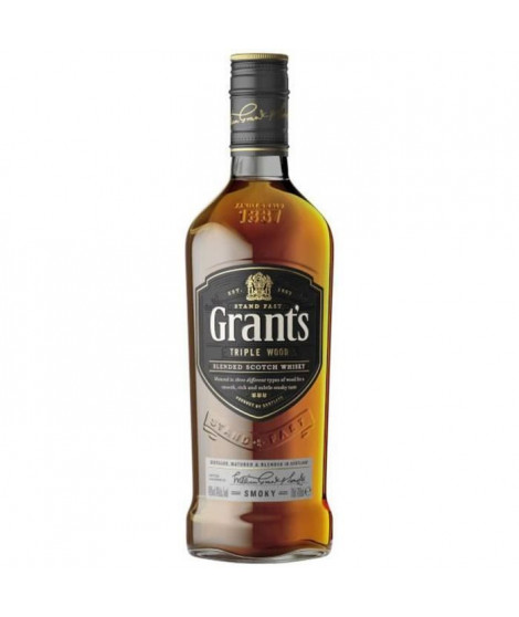 Grant's Smoky Triple Wood - Blend Scotch Whisky - 40%vol - 70cl