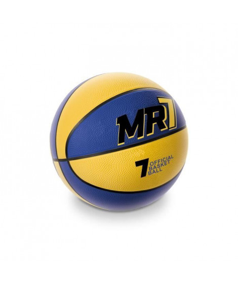 MONDO Ballon de Basket MR7 Jaune et Bleu