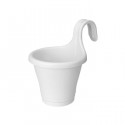 ELHO Jardiniere de balcon Corsica Simple - Blanc - Extérieur & Balcon - L 19,4 x W 27,1 x H 25,9 cm