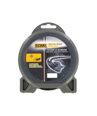 JARDIN PRATIC Fil nylon hélicoidal premium line OZAKI pour tondeuse - Ø 3,3 mm