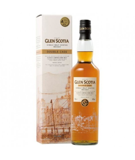 Glen Scotia Double Cask - Single Malt Scotch Whisky - 46%vol - 70cl avec étui