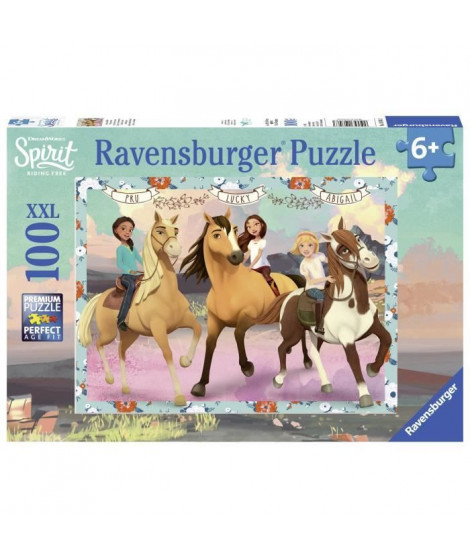 RAVENSBURGER Puzzle 100 p XXL - Lucky et ses amies / Spirit