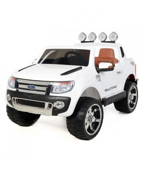 E-ROAD Ford ranger 2x12V - 2 places - Roues gommes - Blanc