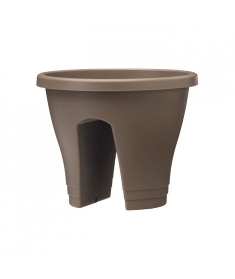 Pot de balcon Corisca - Taupe