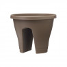 Pot de balcon Corisca - Taupe