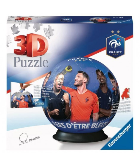 RAVENSBURGER - Puzzle 3D rond 72 pieces Fédération Française de Football