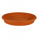 PLASTIKEN Plateau rond Ø 50 cm pour pot rond - Terracotta