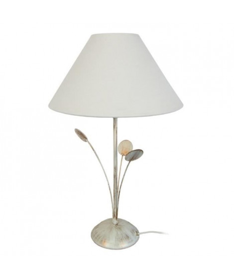 ORBIS Lampe a poser 30x30x48 cm - Blanc Or