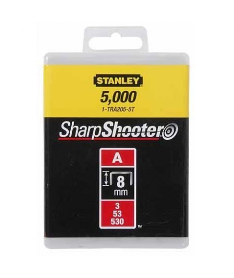 STANLEY Agrafes 8mm type A 1000 pieces