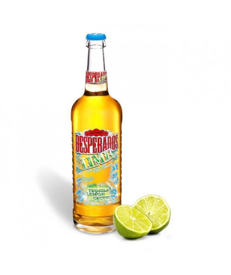 DESPERADOS LIME Biere aromatisée tequila / citron-citron vert / cactus - 65 cl