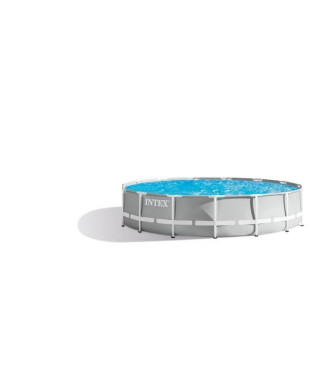 INTEX Kit piscine tubulaire Prism Frame - Ø457 x 106 cm