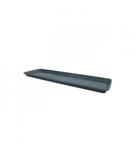 PLASTIKEN plateau rectangulaire - 77 X 23 cm - Anthracite