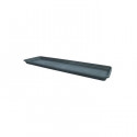 PLASTIKEN plateau rectangulaire - 77 X 23 cm - Anthracite