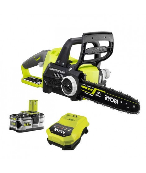 RYOBI Tronçonneuse 18V - 1 batterie 5 Ah Brushless - RCS18X3050F