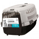 M-PETS Caisse de transport Viaggio Carrier S - 58,4x38,7x33cm - Noir et gris - Pour chien et chat