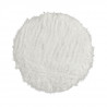 FLOKATI DELUXE Tapis de salon ou chambre - Peau de mouton synthétique - Ø 70 cm - Blanc acrylique
