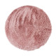 NEO YOGA Tapis de salon ou chambre - Microfibre extra doux - Ø 120 cm - Rose