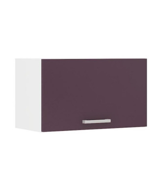 ULTRA Meuble hotte de cuisine L 60 cm - Aubergine mat