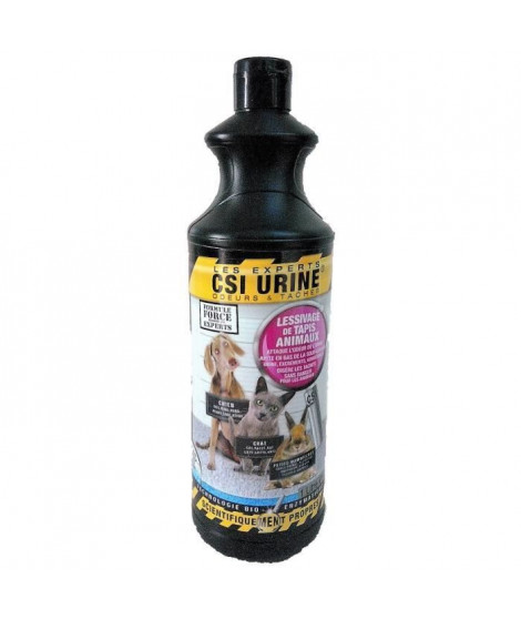 CSI URINE Lessivage de tapis 1L - Pour animaux