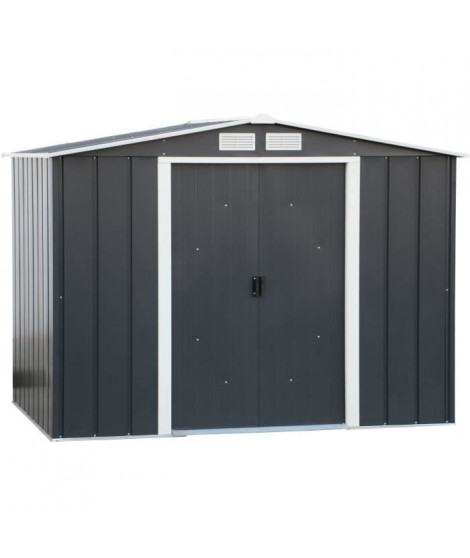 DURAMAX Abri de jardin métal 4,77m² - Anthracite