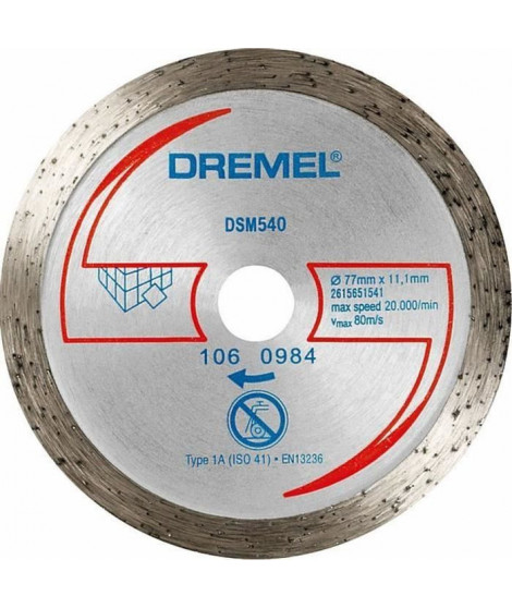 DREMEL Disque diamanté faience DSM540 pour DSM20