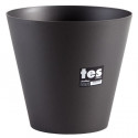 PLASTIKEN Pot de fleurs cône Tes - 32 cm - Anthracite