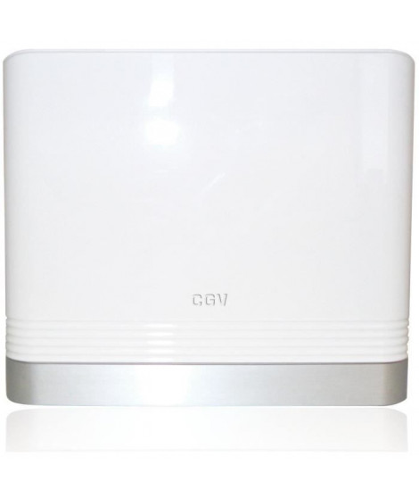 CGV 11529 Antenne d'intérieur  An-Delice Red TNT HD - Filtre 4G - Plate - Haute performance - Blanc laqué
