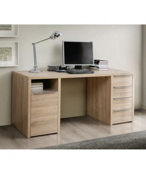 CALPE Bureau chene sonoma - L 160 cm