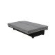 WORLD Banquette Clic Clac 120x190 - Tissu World Noir