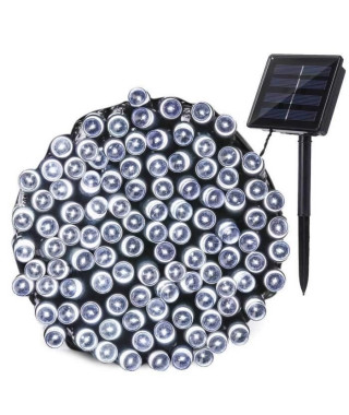 LUMI JARDIN Guirlande lumineuse solaire Yogy Solar - Lumiere blanc froid solaire - 200 LED - 1700 cm