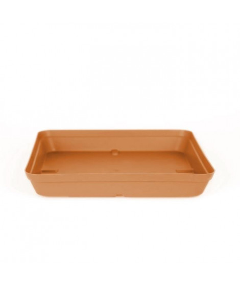 ARTEVASI Soucoupe Capri Carrée - 2,7 L - 28 x 28 x 4 cm - Terre cuite claire