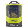 RYOBI Coffret mixte 46 accessoires