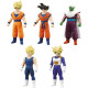 Dragon Ball Z - Set de 5 figurines 1er combat - Héros 1 - Super Saiyan Goku, Goku, Super Saiyan Vegeta, Piccolo, Super Saiyan…