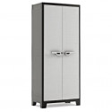 KETER Armoire Haute Utilitaire TITAN - Noir et Gris - 80 x 44 x 182 cm